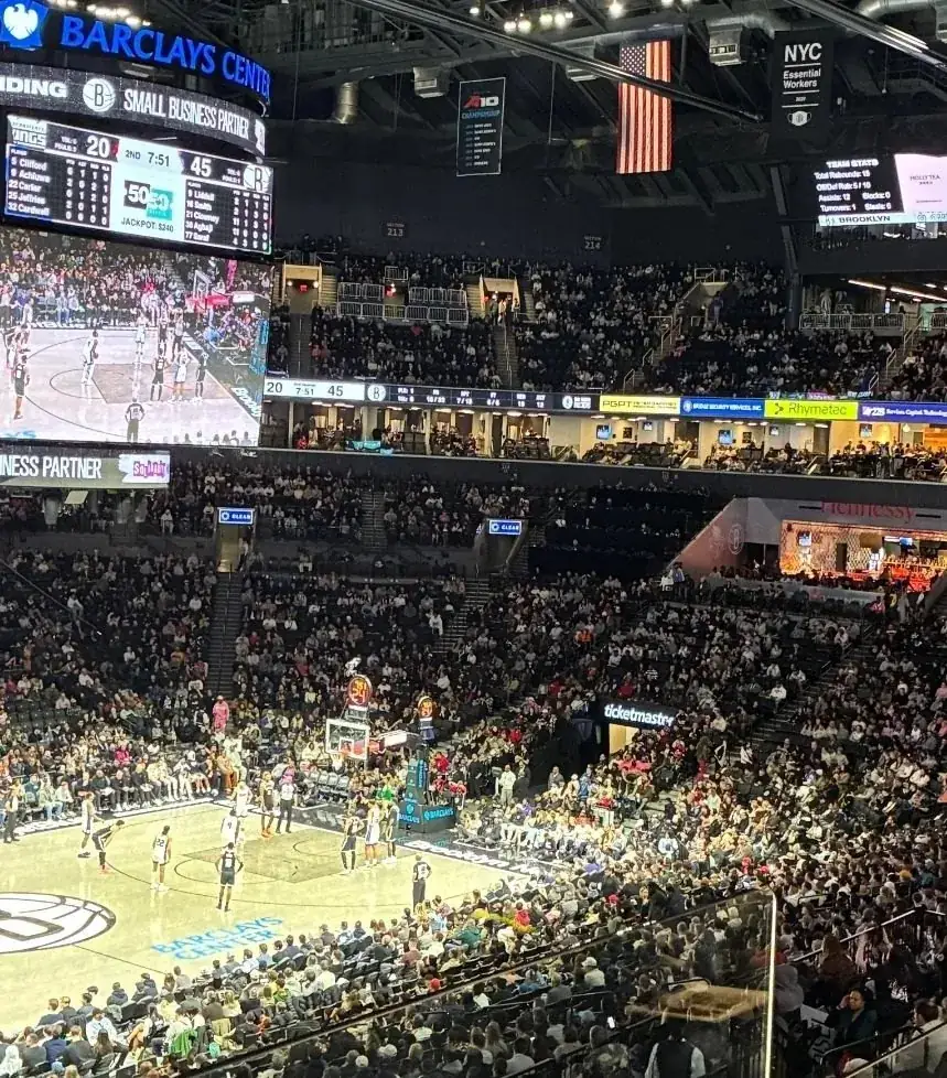 Barclays Center during a Brooklyn Nets game